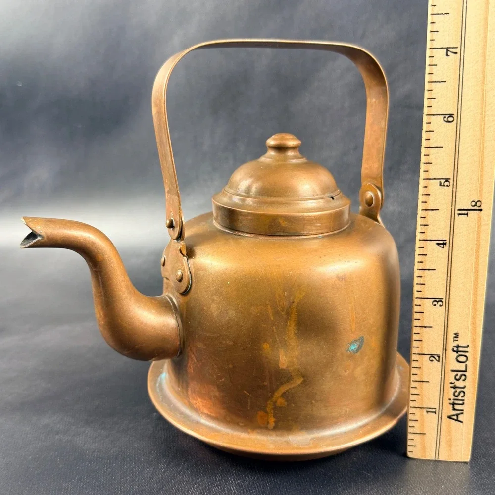 Vintage OPA Helsinki Finland Copper Teakettle 1L Made Finland